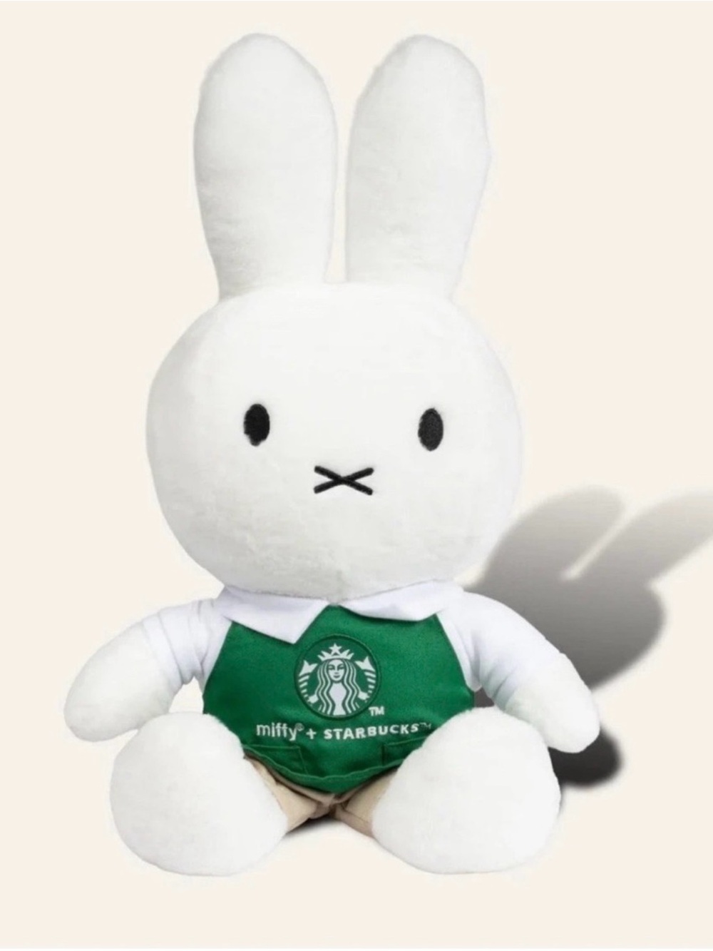 NWT Miffy + Starbucks Reserve exclusive LARGE Miffy Plush with Barista Apron